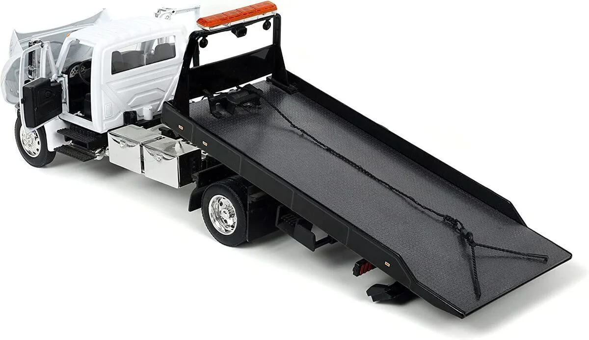 MINIATURA CAMINHAO FLATBED GUINCHO 1/24 - Imagem 3