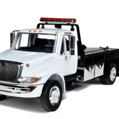 MINIATURA CAMINHAO FLATBED GUINCHO 1/24